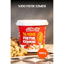 Fıstık Ezmesi Şekersiz %100 Saf Doğal Katkısız Taze Çekim Glutensiz Doğal Fıstık Ezmesi 1 Kg