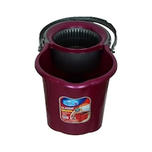 Spin Mop Temizlik Seti 360 Derece Döner Başlıklı Kova+mop+paspas+sap Karışık Renk Renkli