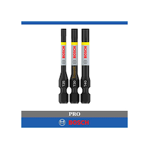 Bosch Pro Impact 3'lü Torx Bits Uç Seti T10-t15-t20 55 Mm 2608521u55