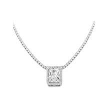 Chavin Düğün Nişan Kına Zirkon Taşlı Bayan Kolye es13by Kırmızı