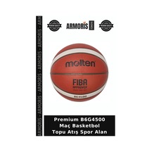 Premium B6g4500 Maç Basketbol Topu Atış Spor Alan Çok Renkli