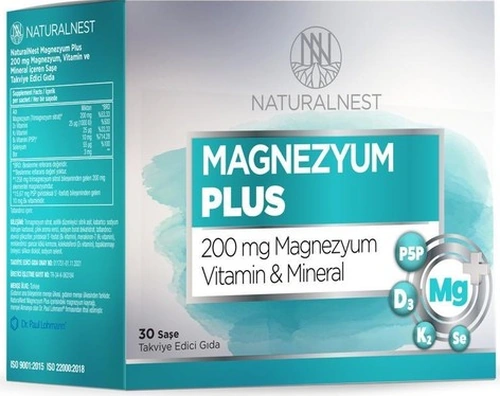 Naturalnest Magnezyum Plus 30 Sase