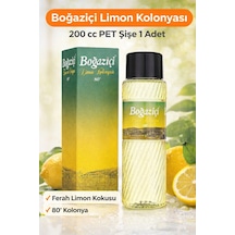 Boğaziçi Limon Kolonyası 200 Cc 80 Ferahlatıcı Limon Kokulu Kolonya Pet Şişe 1 Adet