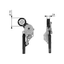 Alternatör Gergi Rulmanı Kütüklü Amortisörlü Golf4-bora-a3-toledo 1.9 Tdı Agr-alh-ahf 038903315c