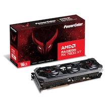 Powercolor AMD Radeon RX 7800 XT Red Devil OC 16G-E/OC 16 GB GDDR6 256 Bit Ekran Kartı