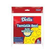 Bella%30 Mikrofiberli Temizlik Bezi 8'li Paket