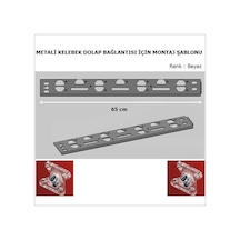 Metali Marka Kelebek Bağlantı Için Montaj Şablonu Cetvel 65 Cm N11.10188