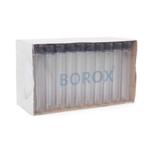 Borox Cam Deney Tüpü Kapaklı Test Tüpü 25 x 150 MM 50 Adet