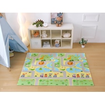 MooieBaby's Funny Zoo Katlanabilir Oyun Matı Oyun Halısı 150 x 180 x 1 CM