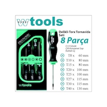 Weber Tools Delikli Torx Torn Seti 8 Parça