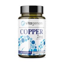 Vitagenom Copper 2 MG Bakır İçeren Takviye Edici Gıda 100 Tablet