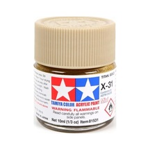 X-31 Titanium Gold Parlak Akrilik Boya 10 Ml Altın