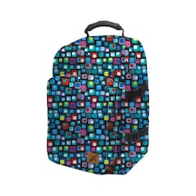 Trendix City Üç Bölmeli Geometri Notebook - Sırt Çantası