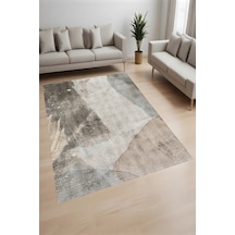 Eliana Home Dijital Baskı Yıkanabilir Kaymaz Taban Salon Halısı Ve Yolluk Rv048-fnl320 Kahverengi