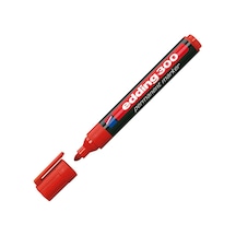 Edding Markör Permanent Yuvarlak Uçlu 1.5-3 Mm Kırmızı 300 Çok Renkli