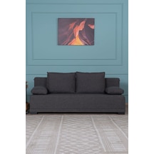 Kilim Mobilya Fiona Üç Kişilik Kanepe Antrasit