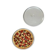 Abant Paslanmaz Çelik Pizza Tepsisi 28 CM Gümüş