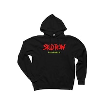Skid Row Thickskin Siyah Kapşonlu Sweatshirt Hoodie Siyah