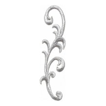 Ütü İle Yapışan Gümüş İşlemeli Motif Patch En :4 Cm Boy:14 Cm 1 Adet - 691790410