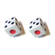 Star Kırmızı Noktalı Tavla Zarı İthal 8,5 Mm X 8,5 Mm 1 Çift
