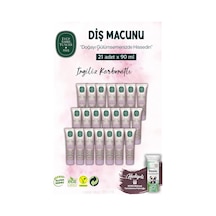 21 Adet Diş Macunu 90 Ml, İngiliz Karbonatı Ve Rosıe Beyazlık