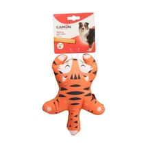 Camon Gıcırtılı Ve Dayanıklı Polyester Kedi Şeklinde Eğlenceli Köpek Oyuncağı 23 Cm