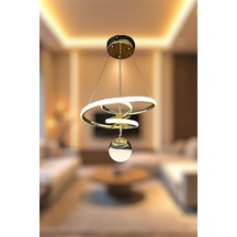 Gold Toplu Space 3 Renk Beyaz&sarı&günışığı Led Avize