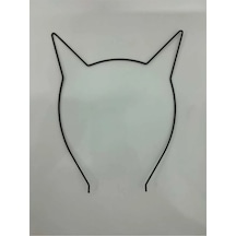 Kedi Figürlü Metal Taç Kadın Saç Tacı