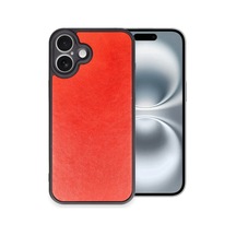 Apple İphone 16 Plus Kılıf Aras Deri Kapak - Kırmızı 0.2M-Çok Renkli