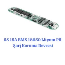 5s 15a Bms 18650 Lityum Pil Şarj Koruma Devresi