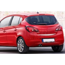 S-Dizayn Opel Corsa E Krom Bagaj Alt Çıtası 2015-2019