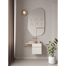 Asimetrik Ayna, Dekoratif Ayna, 85 55 Konsol Aynası, Dresuar Ayna