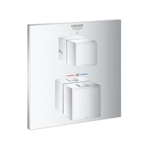 Grohe Grohtherm Cube Termostatik Banyo Duş Bataryası 2 Çıkışlı Di Krom