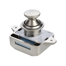 Shuıvan Basçek Dolap Kilidi Yuvarlak 26mm - Mat -313