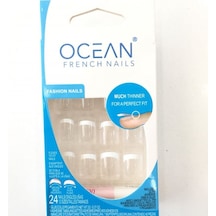 Şeffaf Takma Tırnak Ince French 192A