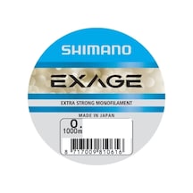 Shimano Exage 1000m 0.505mm Steel Grey Monoflament Misina - Standart