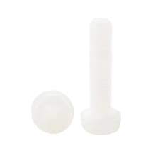 M6 M8 Phillips Çapraz Naylon Pan Kafa Makinesi Vida Metrik Konu Plastik Siyah White M8x45 10pcs M2.5 x 12 MM