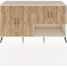 Hyperion Konsol 6 Raflı 4 Kapaklı 176x44x99 Aytaşı-çam Aytası/atlas Çam - Aytası