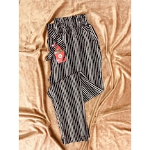 Rahat Kalıp Cepli Süet Pijama Altı Siyah