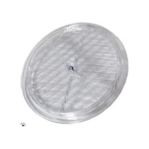Şeffaf Doğalgaz Havalandırma Cam Menfezi, 18 Cm Çap