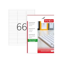 Tanex Tw-4066 70X12 MM Laser Etiket 100 Ad.