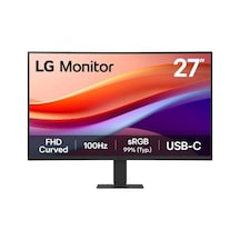27 Lg 27u421a-b Va 5ms 100hz Usb-c Hdmı Fhd 1920x1080 Curved Vesa Sıyah
