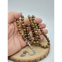 Yeşil Sandal Ağacı 99luk Tesbih 8mm 56534 Çok Renkli