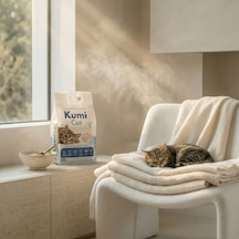 Kumi Cat Eko-premium Şefkatli Temizlik Bebek Pudrası Kokulu Kedi Kumu, Güçlü Topaklanan Bentonit 10 L