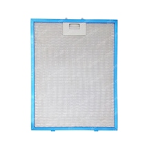 Hafele İle Uyumlu En 27,5 Cm Boy 35 Cm - Arka Tırnak 7,5 Cm Aspiratör Davlumbaz Metal Yağ Filtresi