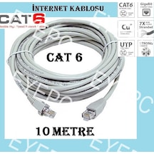 EYEPC Cat6 Kablosu Ethernet Lan Internet 10 Metre Rj45 Network Kablo