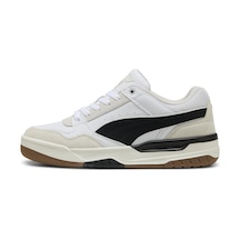 Puma Rebound Retro Sd Erkek Spor Ayakkabı Beyaz Siyah Beyaz - Siyah