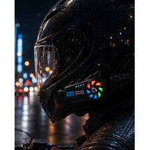 Kask Üstü Kamera Bluetooth Müzik Ve Çağrı Özellikli Geniş Açılı Lens
