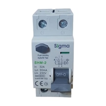 2X32A 30Ma Kaçak Akım Rölesi Sigma