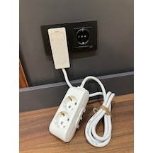 Uzatam Kablosu 2,li 3m Ultra İnce Fiş Dara Alanlarda Kullanılır